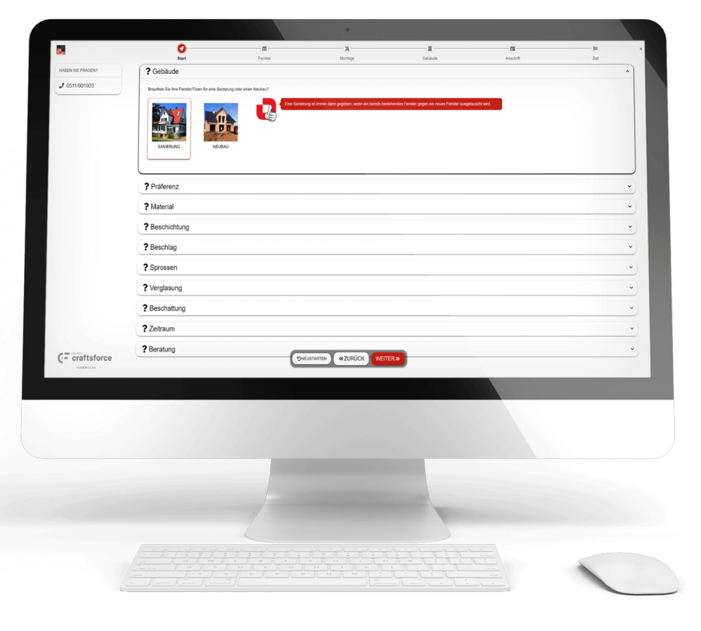 Fensterkonfigurator 1